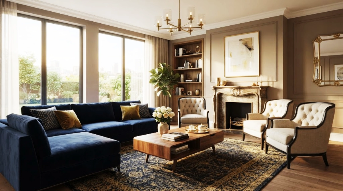 A Comprehensive Guide to Home Interior Design From Principled Furniture Selection to Optimizing Living and Sleeping Areas